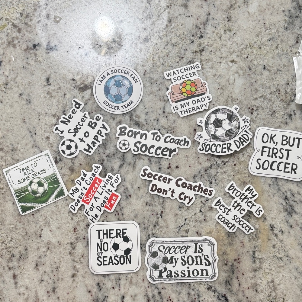 Free w/ Purchase Soccer-Themed Sticker Set